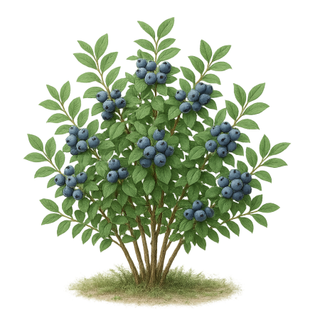 Čučoriedka kanadská (Vaccinium corymbosum)