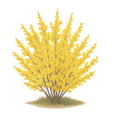 Forsythia (Zlatý dážď)