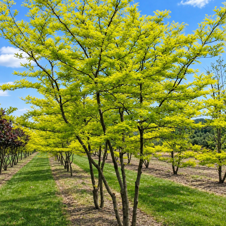 Gledíčia beztrnová ‘Sunburst’ – viackmeň (Gleditsia triacanthos ‘Sunburst’)