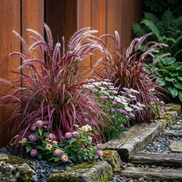 Perovec ‘Fireworks’ (Pennisetum setaceum ‘Fireworks’)