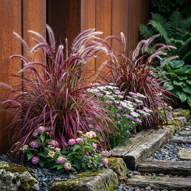 Perovec ‘Fireworks’ (Pennisetum setaceum ‘Fireworks’)